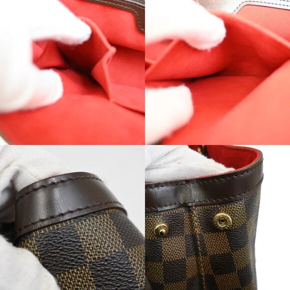 LOUIS VUITTON Hampstead PM Shoulder Bag Damier Ebene Leather BN N51205 10EF275 - Picture 13 of 16